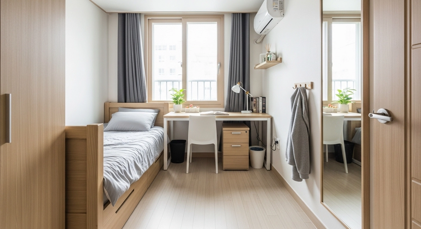 좁은 원룸을 넓어 보이게 만드는 가구 배치 팁