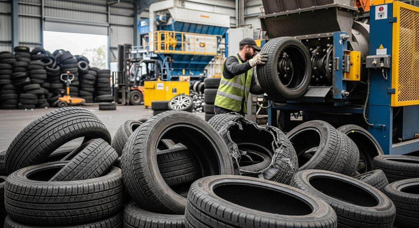 자동차타이어재활용할수있나