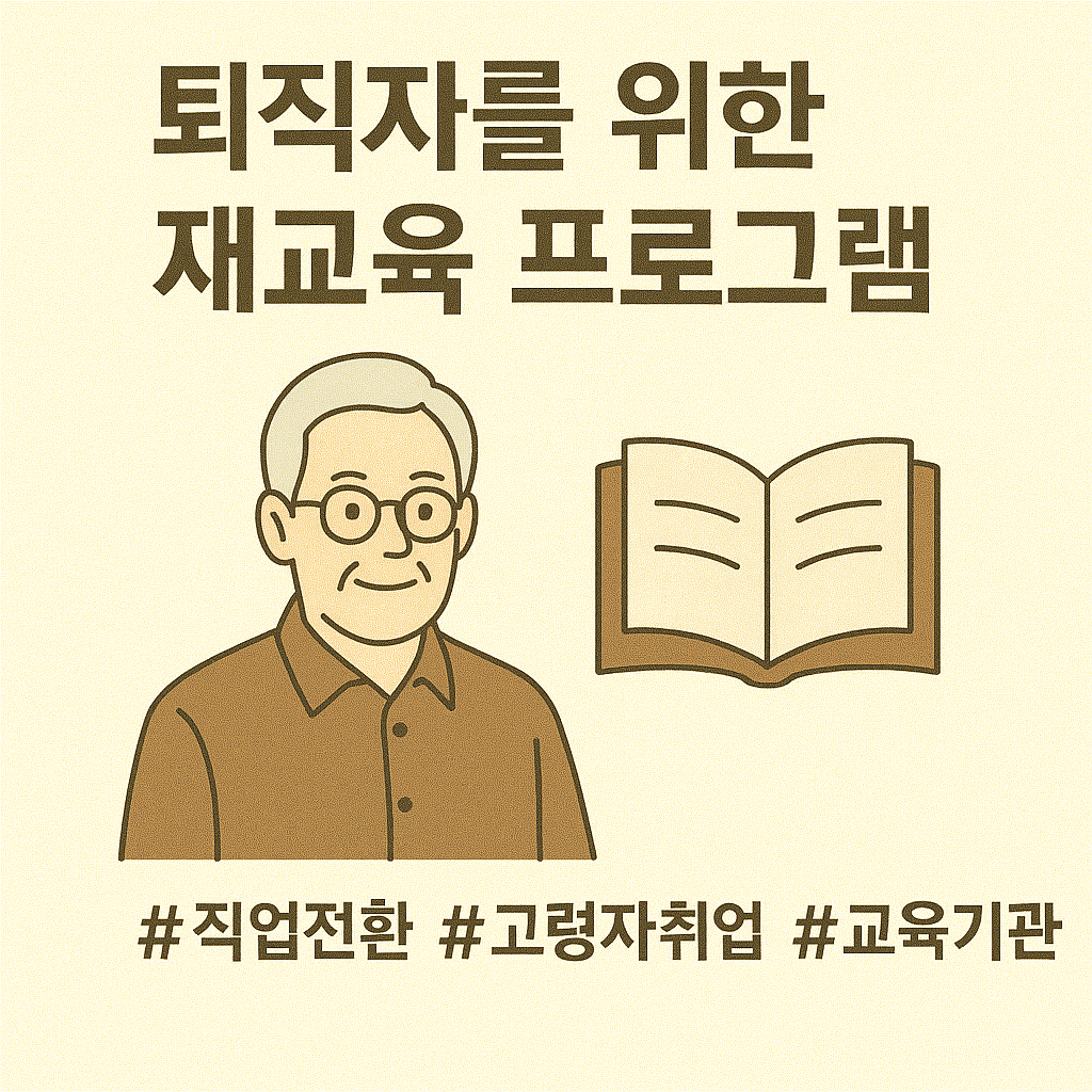퇴직자를 위한 재교육 프로그램 (직업전환, 고령자취업, 교육기관) 관련 사진