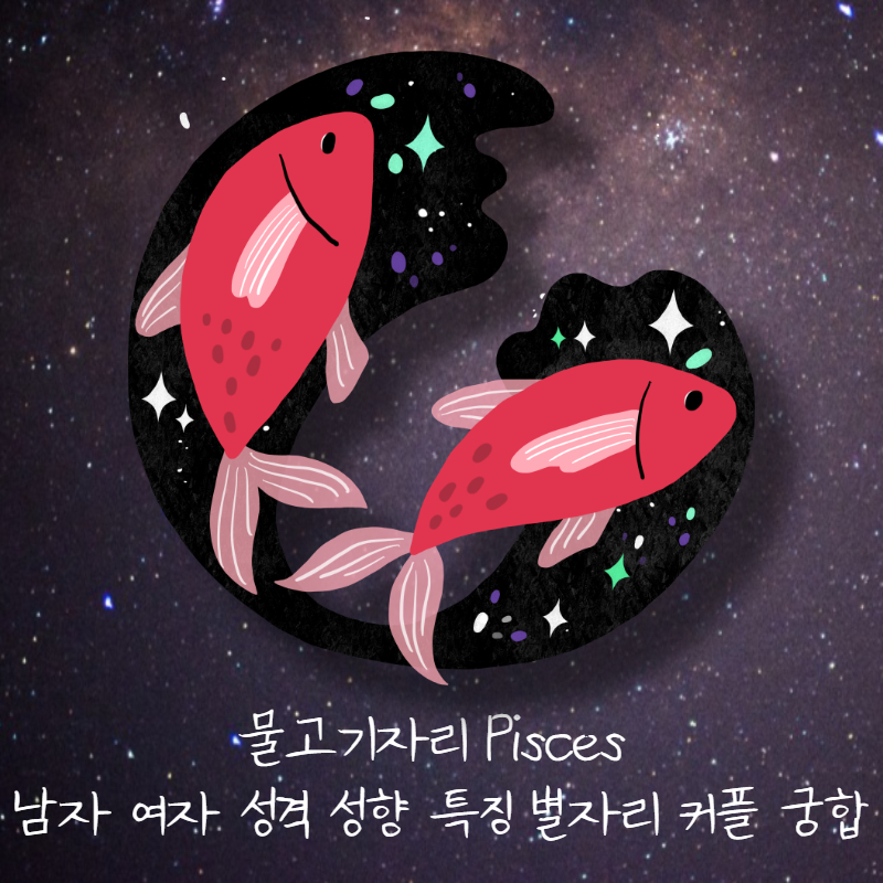 물고기자리 남자 여자 성격 성향 특징 별자리 커플 궁합