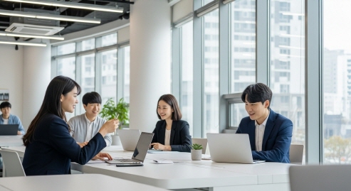 청년 창업 지원센터 모습