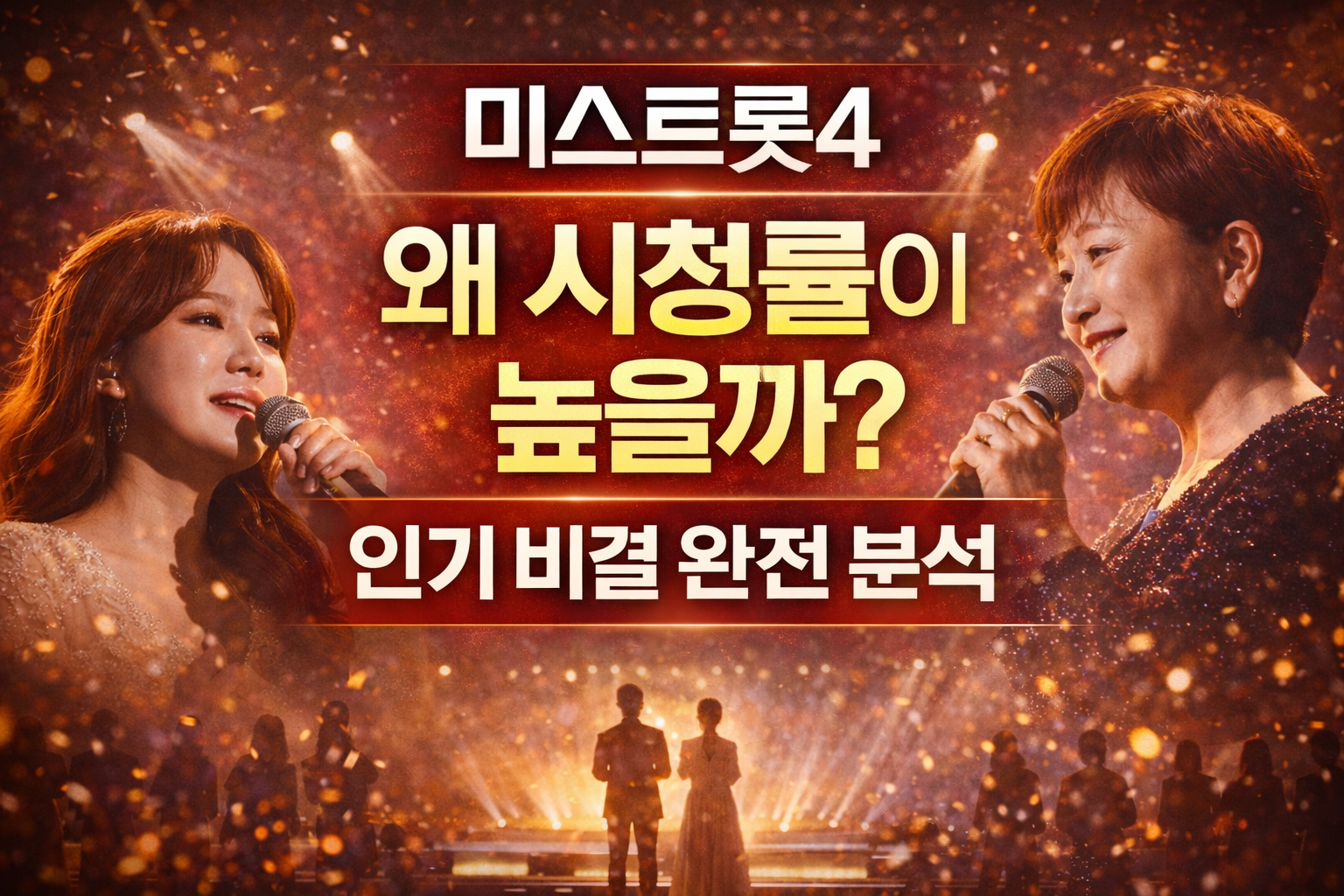 미스트롯4 시청률 비결 분석(AI 직접 제작)