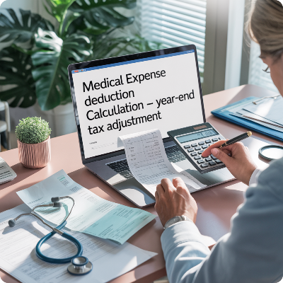 연말정산 의료비공제 계산법 이미지
