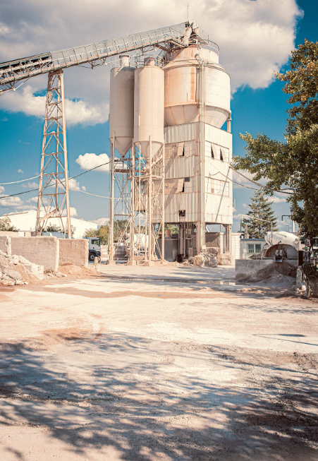 레미콘 공장 사진