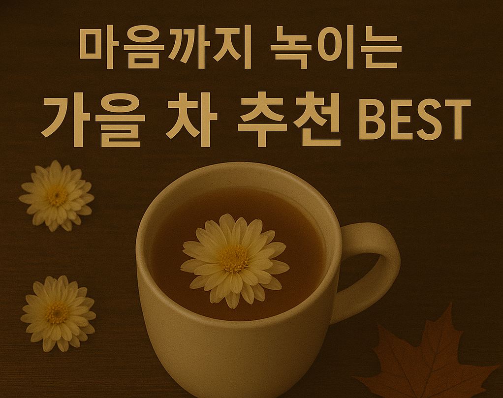 쌀쌀한 밤, 마음까지 녹이는 가을 차 추천 BEST 7