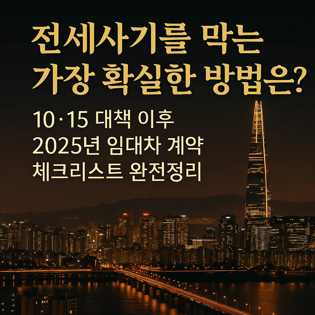 전세사기를_막는_가장_확실한_방법은?|10·15_대책_이후_2025년_임대차_계약_체크리스트_완전정리