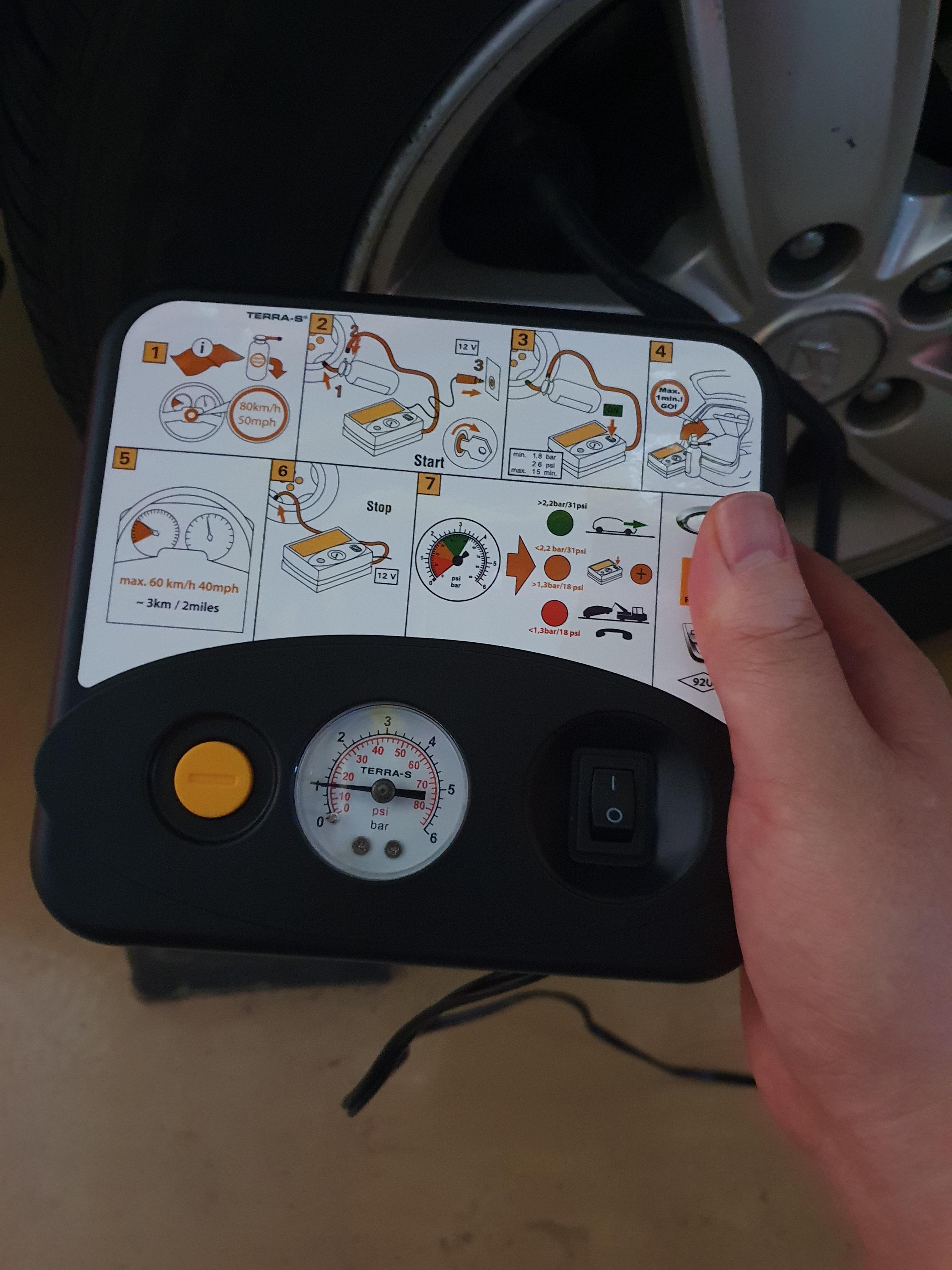 sm7 타이어 공기 주입기