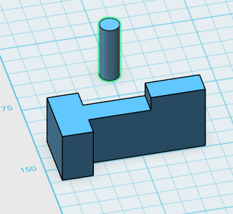 차감용 원기둥 생성