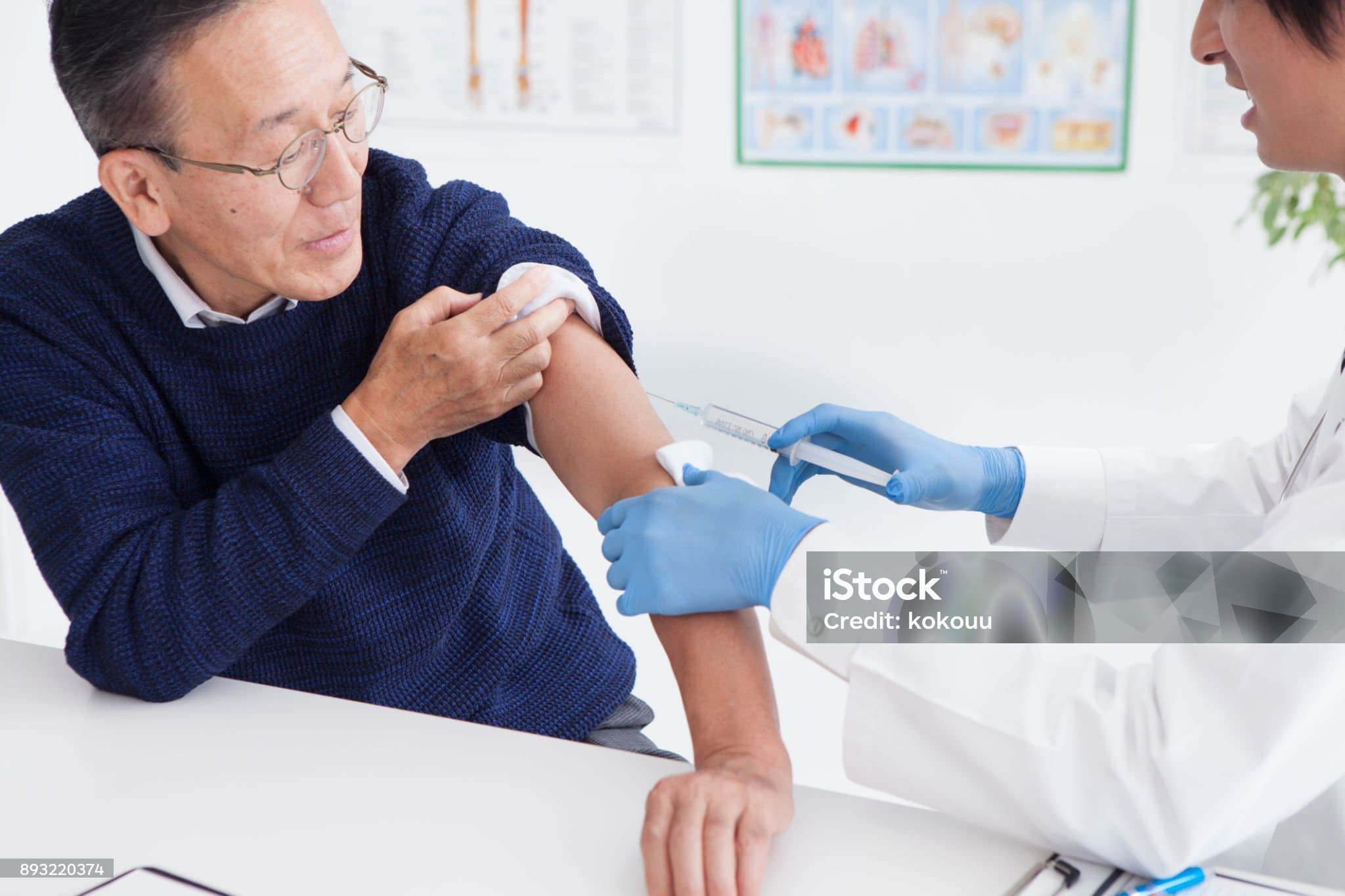 65세 시니어 예방 접종