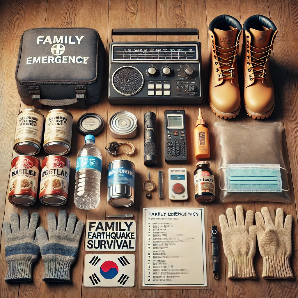 지진 발생 시 대피요령 및 행동요령 관련 사진