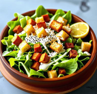고소하고 신선한 시저 샐러드(Caesar Salad) 레시피