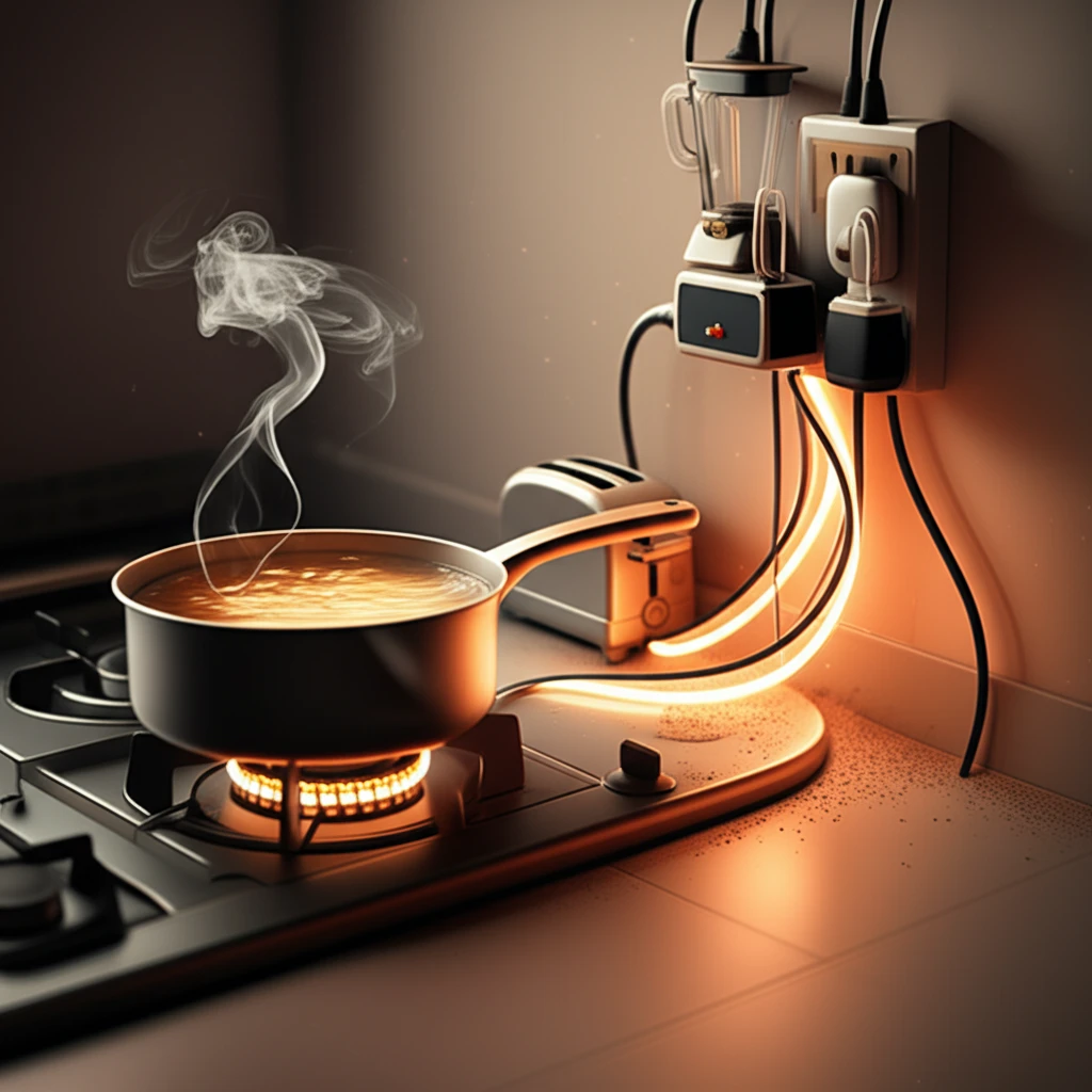 설 연휴 주방 전기 안전 수칙과 화재..