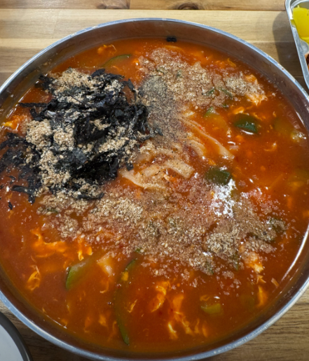 장칼국수