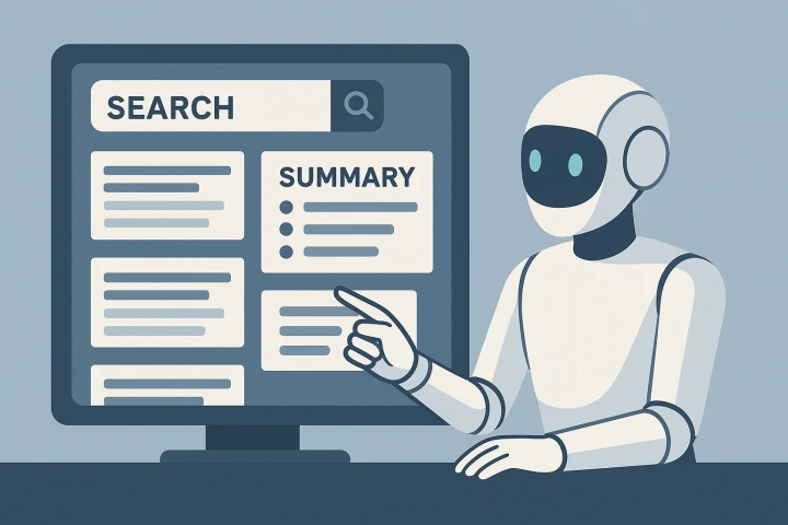 GPT๊ฐ ์น์์ ์ ๋ณด๋ฅผ ๊ฒ์ํ๊ณ ์์ฝํ๋ ์ฅ๋ฉด