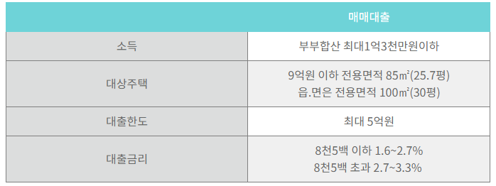 신생아 특례 대출