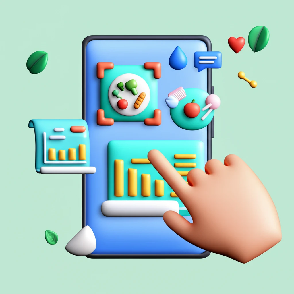 스마트폰 혈당 관리 앱 사용법 및 주..