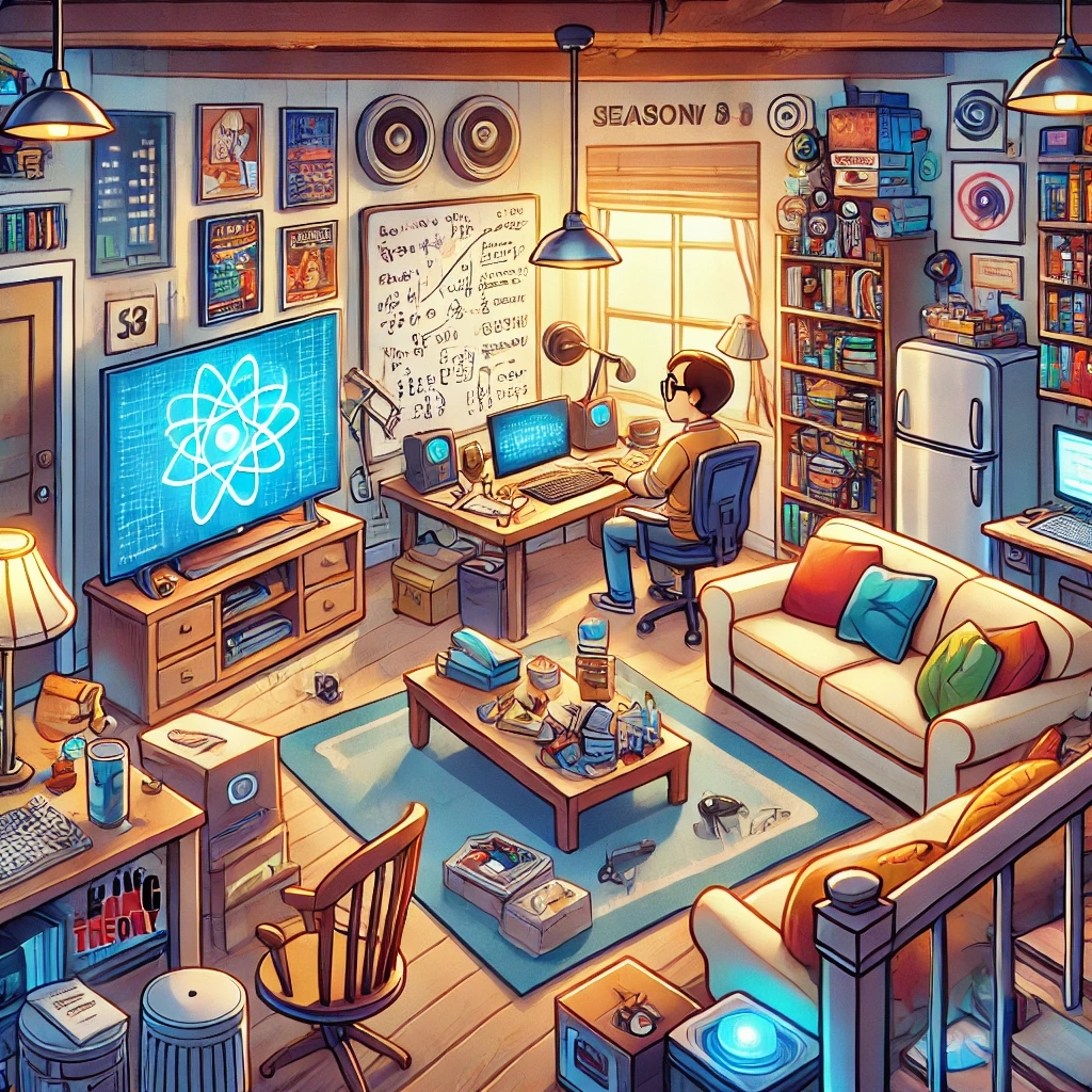 미국 드라마 '빅뱅 이론' 시즌 8 연상시키는 이미지