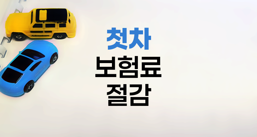 첫차 보험료 절감 전략