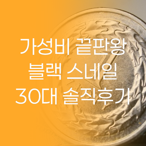 가성비 끝판왕 블랙 스네일 크림, 3..