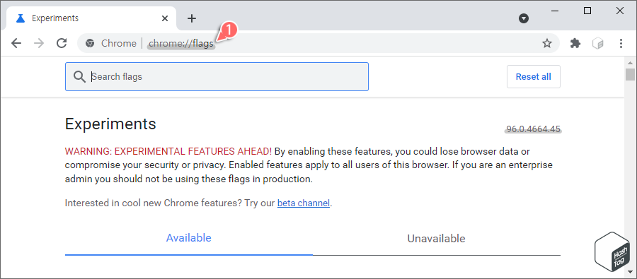 Chrome Flags