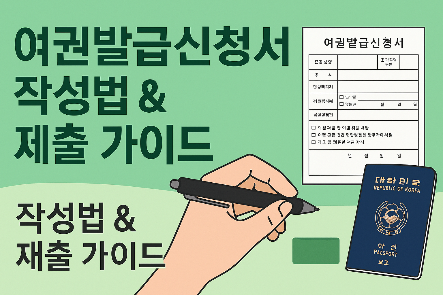 여권발급신청 사진