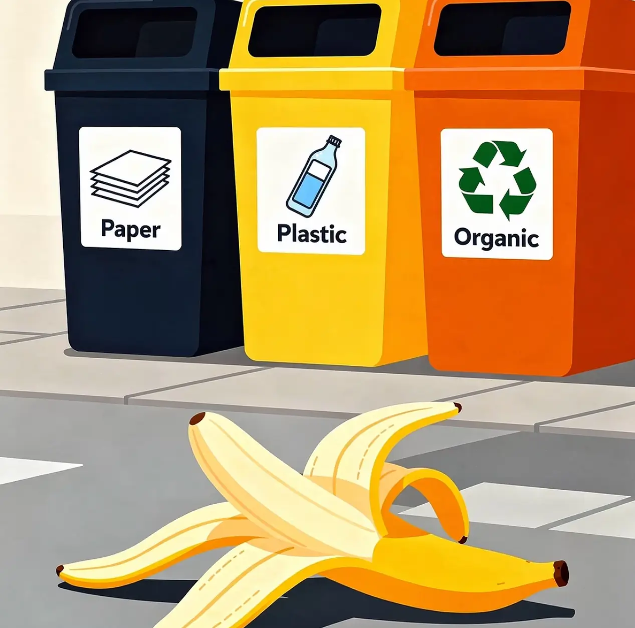 바나나껍질 음식물쓰레기 및 활용법 알아보기