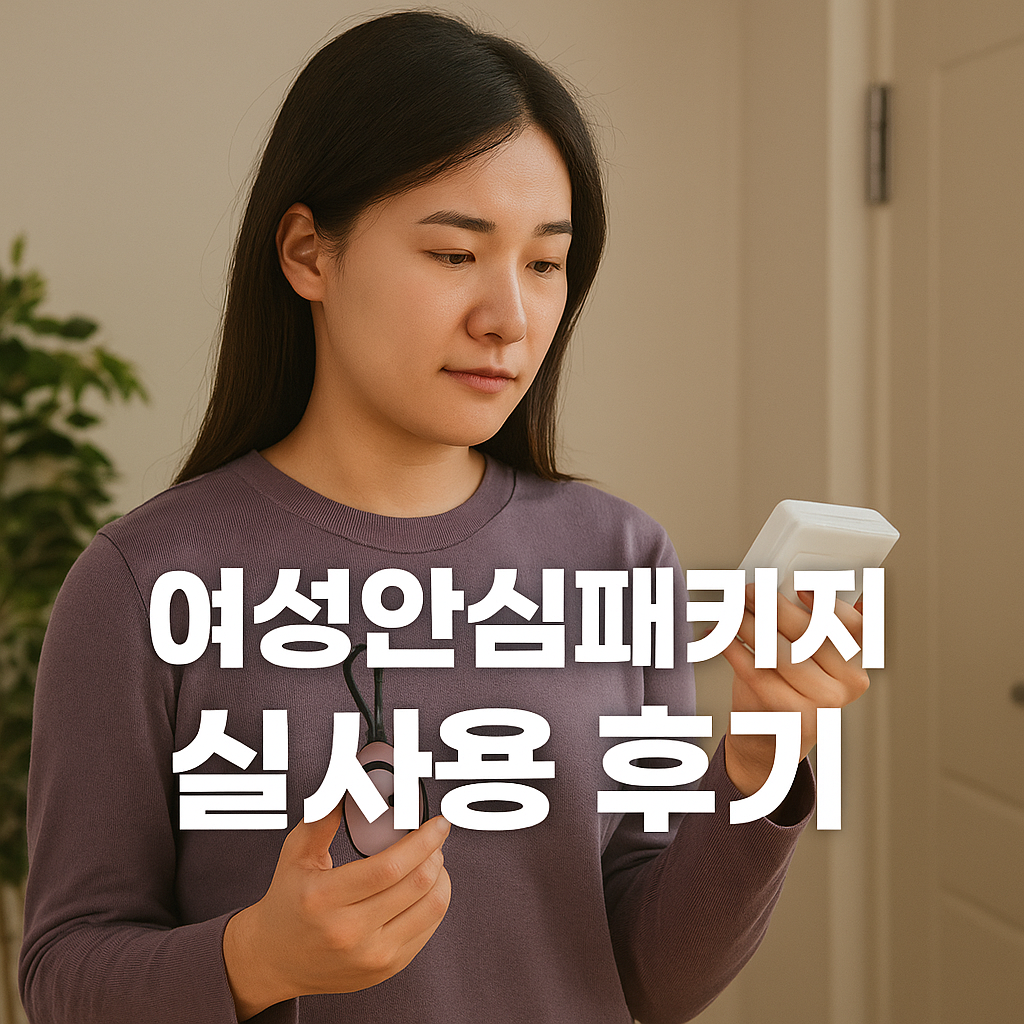 여성안심패키지 실사용 후기