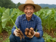 토란 수확시기