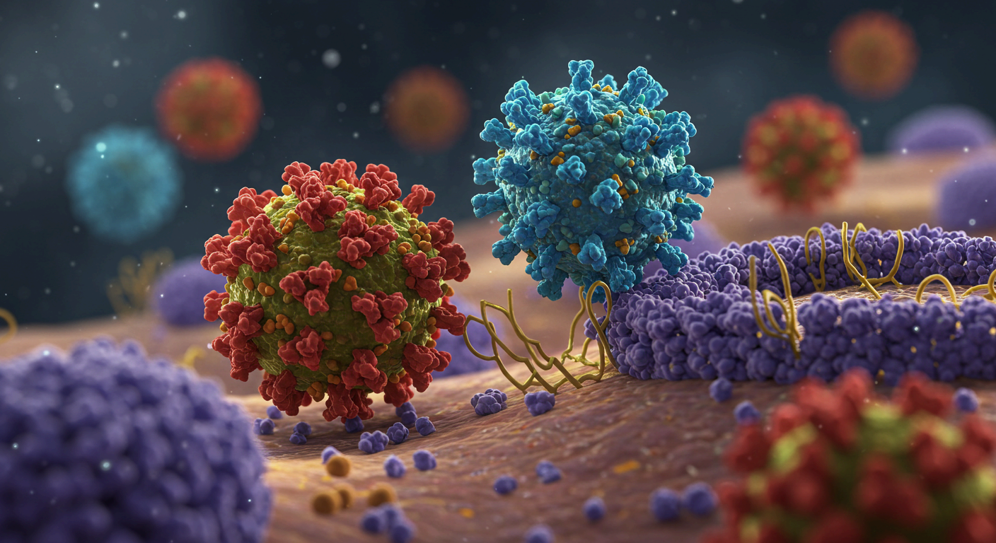 면역력 저하가 세포 변화의 원인으로 작용할 수 있어요
