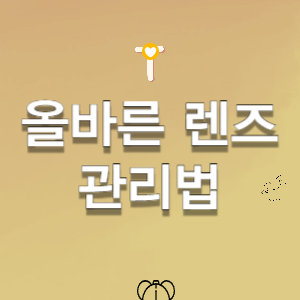 렌즈-소프트렌즈-써클렌즈-하드렌즈-관리법완벽가이드