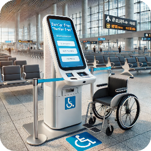 베리어프리(Barrier-Free) 키오스크 이미지