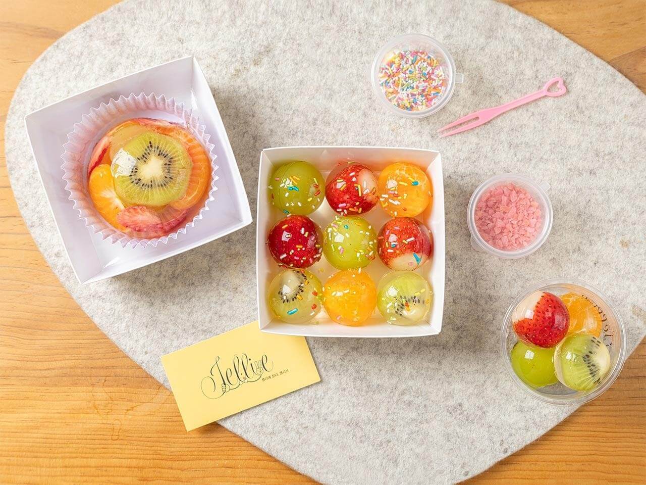 6시내고향 수제 과일젤리 김해 청년몰 디저트 맛집 젤리브