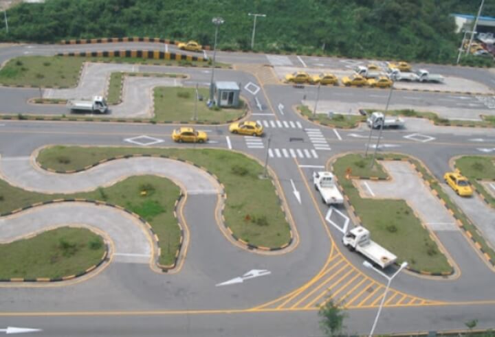 운전면허 시험장 전경