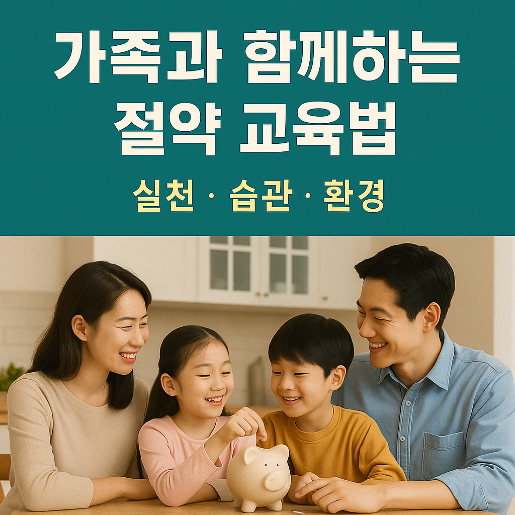 가족과 함께하는 절약 교육법