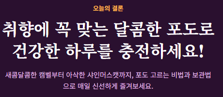포도 종류