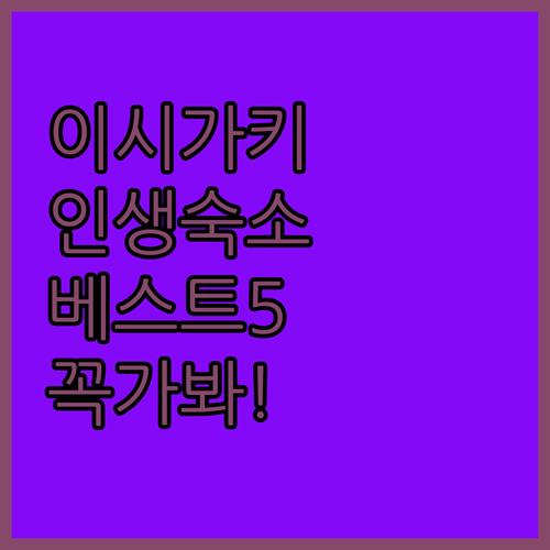 오키나와 이시가키 숙소 추천 베스트 ..