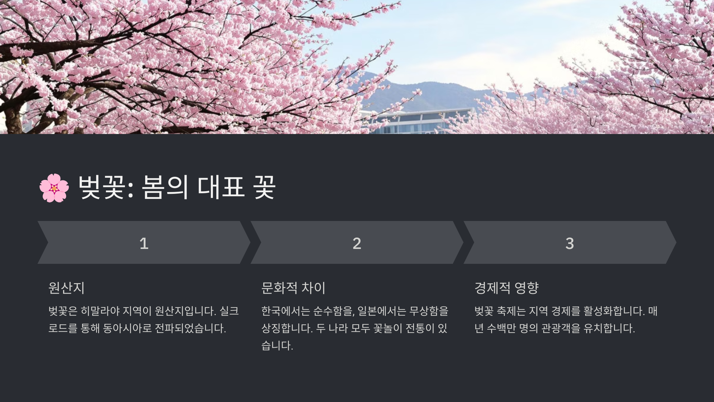 봄꽃 종류와 이름 그리고 그 의미