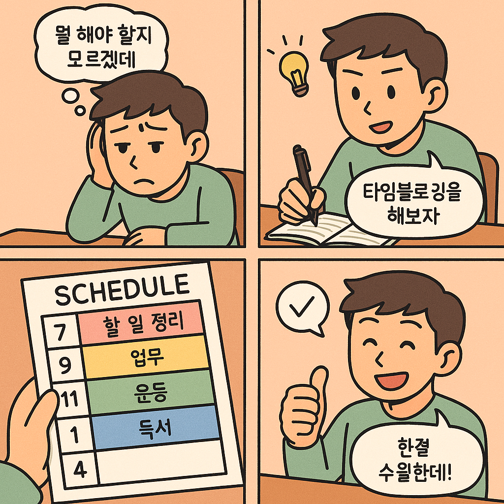 게으른 사람도 실천하는 타임블로킹 기법