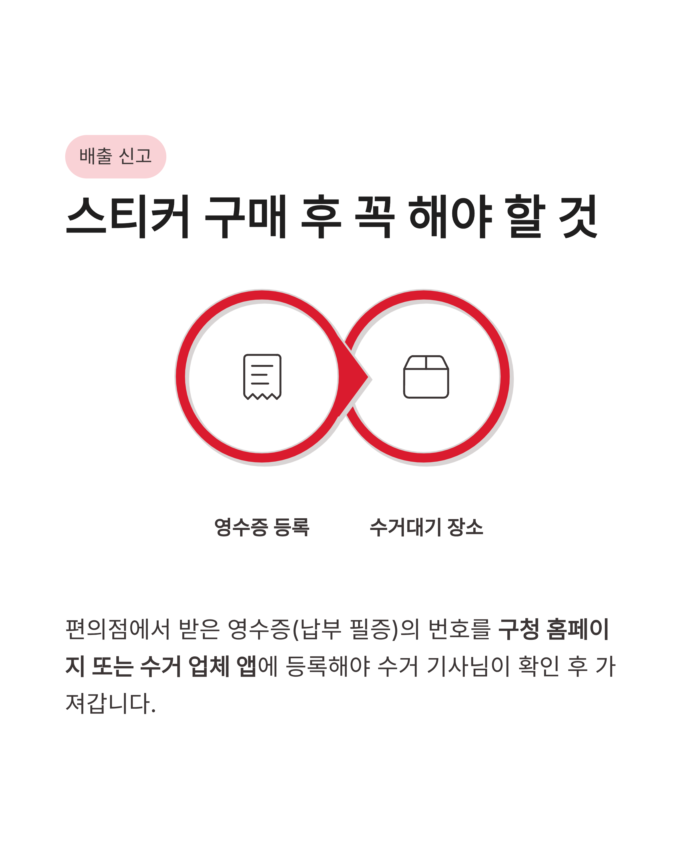 대형 폐기물 스티커 가격표와 편의점에서 사는 법 24시간 간편하게 버리는 꿀팁