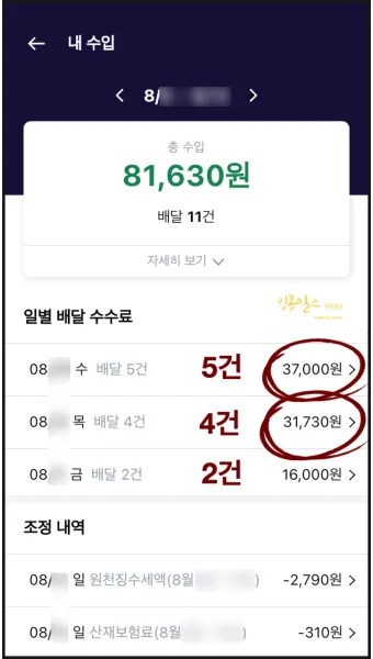 쿠팡이츠 배달파트너 배달 무료배달 자동차배달_9