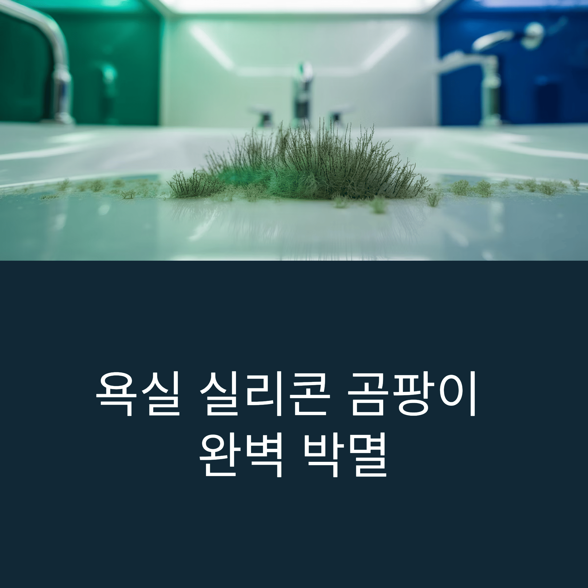 욕실 실리콘 곰팡이 완벽 제거 하는 꿀팁