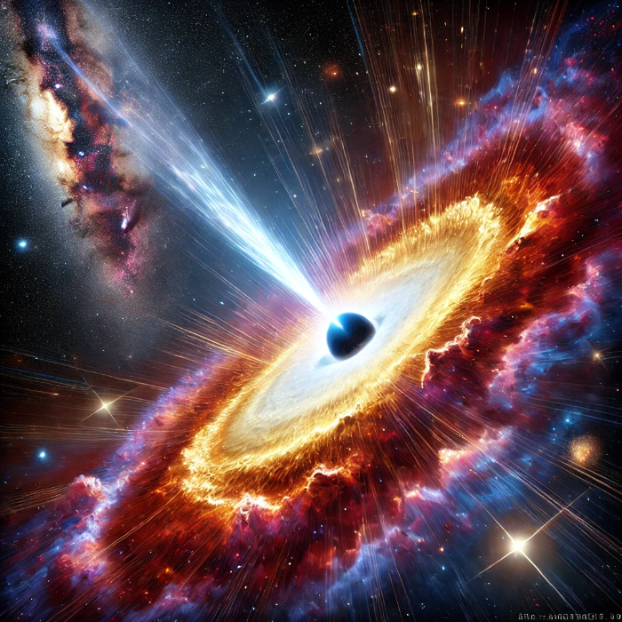 감마선 폭발: 지구 생명을 멸망시킬 수 있는 우주 재앙 인포그래픽