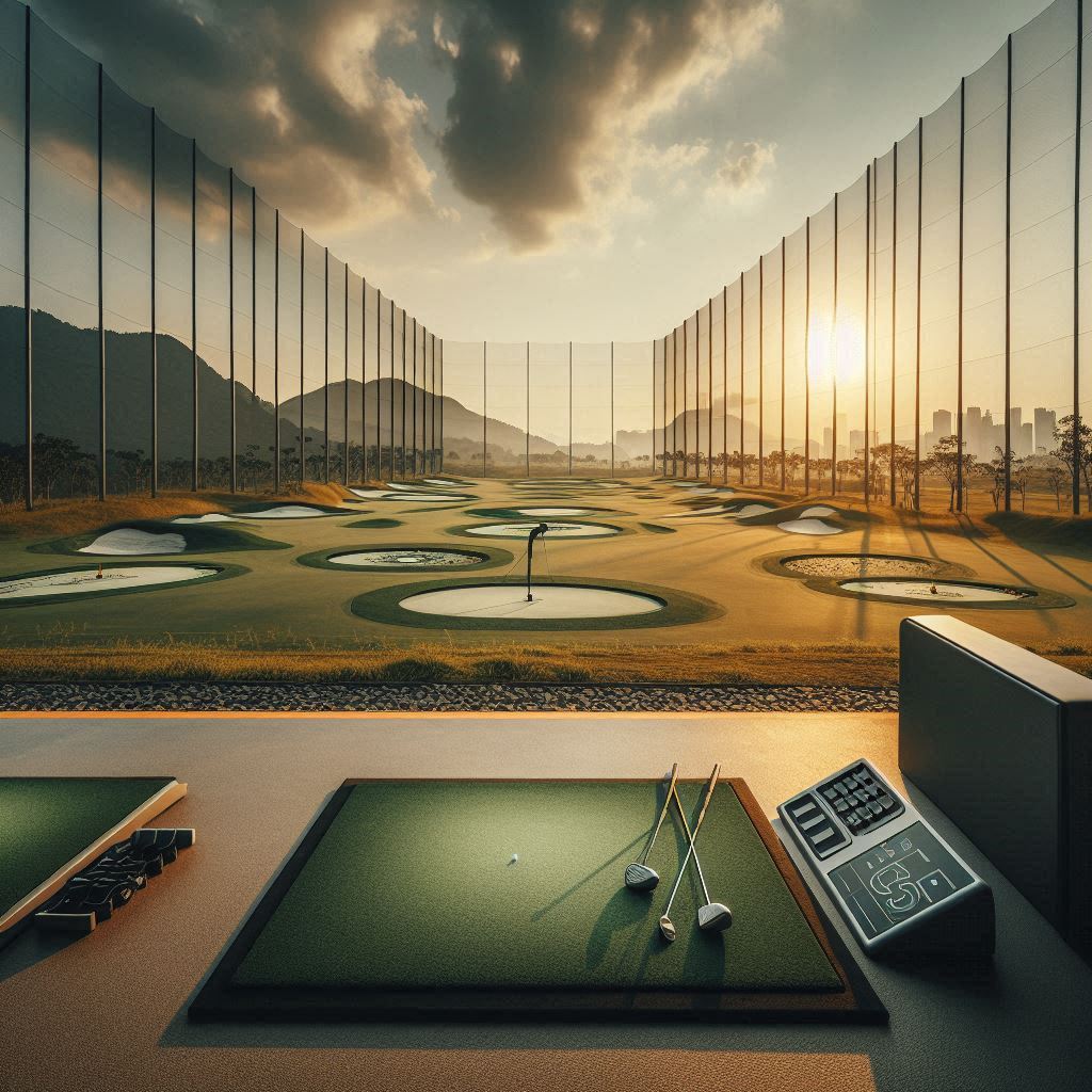 실외골프연습장 배경
