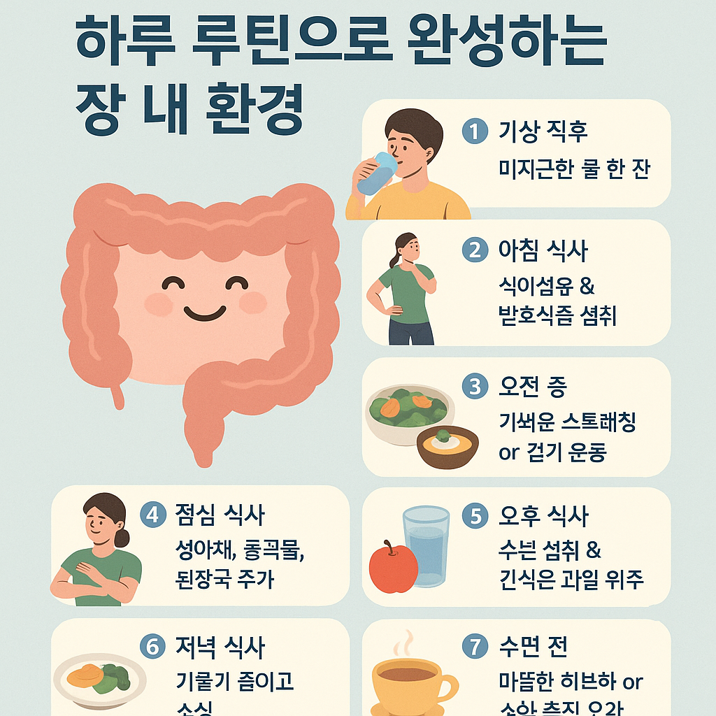 장 건강을 위한 하루 루틴 관련 사진