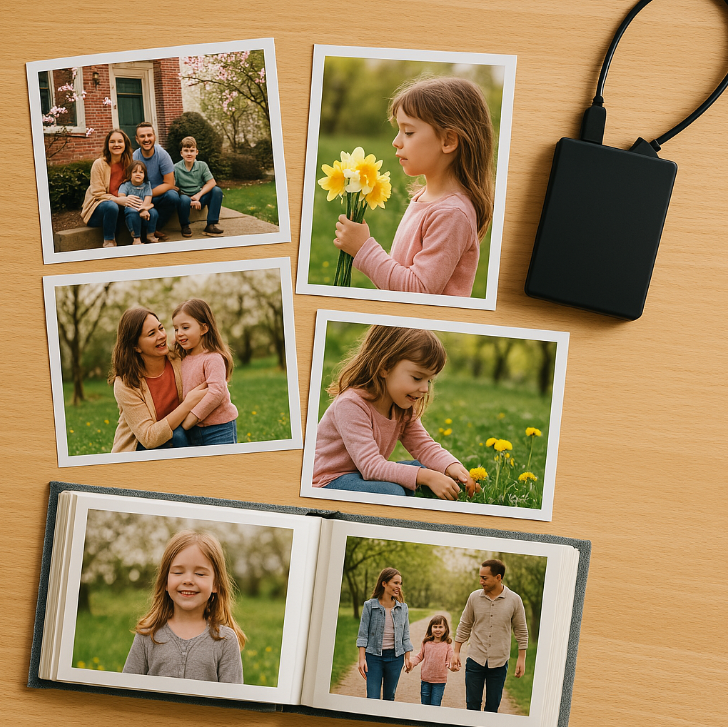 가족사진 정리법