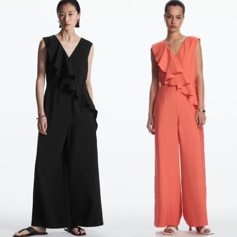 코스 점프수트 Cos RUFFLED JUMPSUIT 1087814001