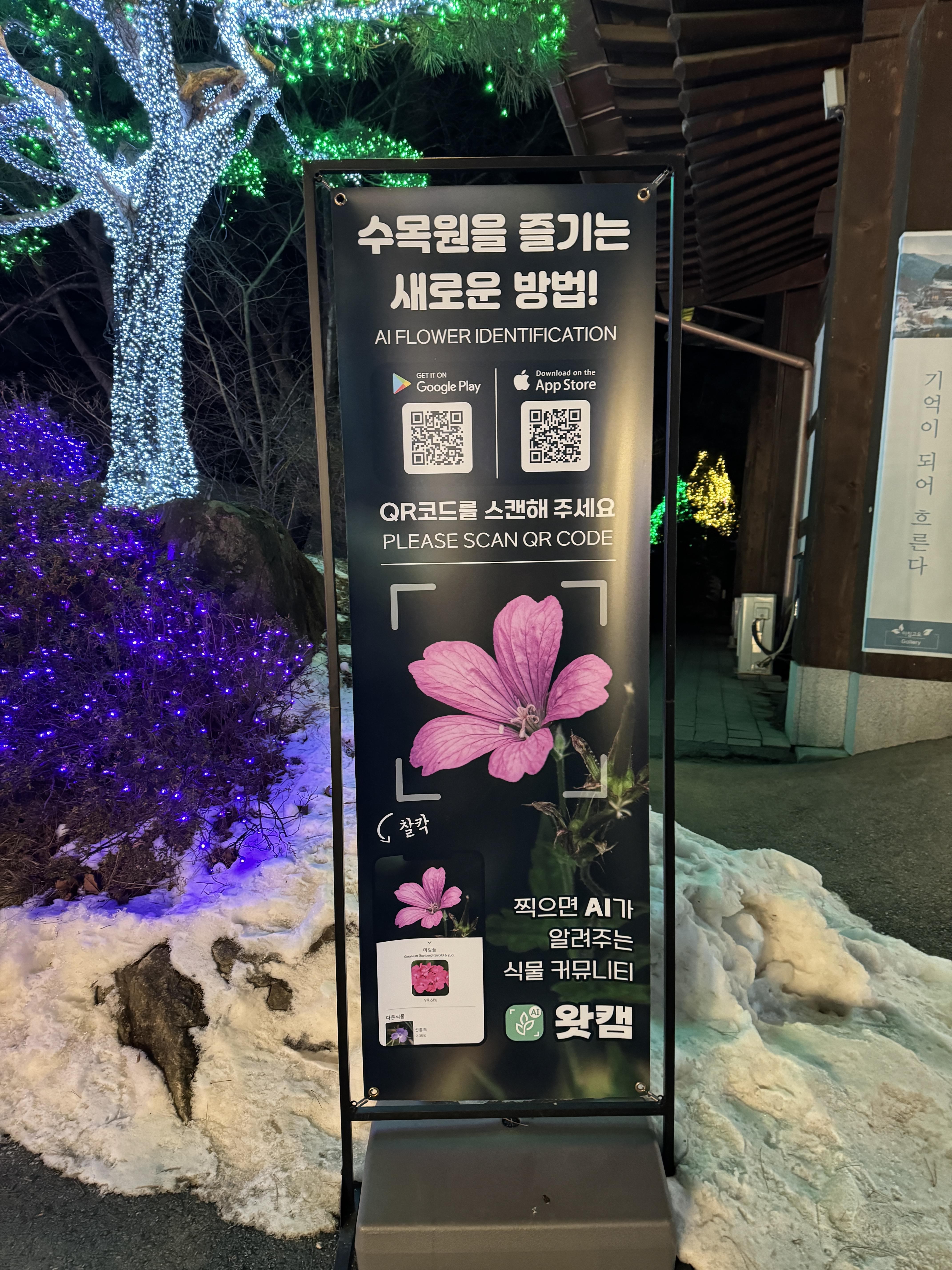 아침고요수목원
