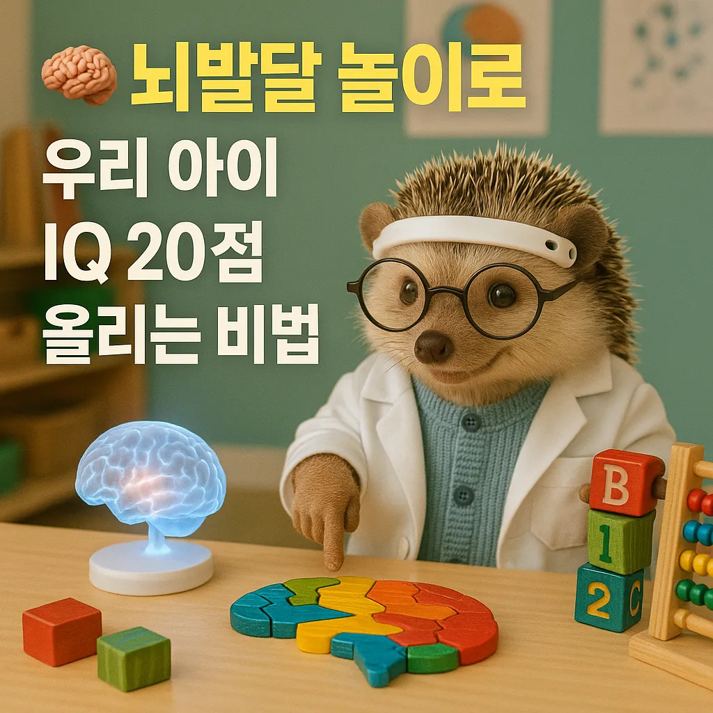 뇌발달 놀이로 우리 아이 IQ 20점 올리는 비법