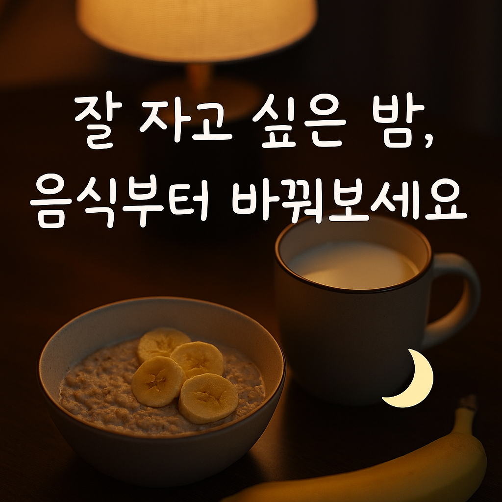 수면에 도움을 주는 따뜻한 음식과 차