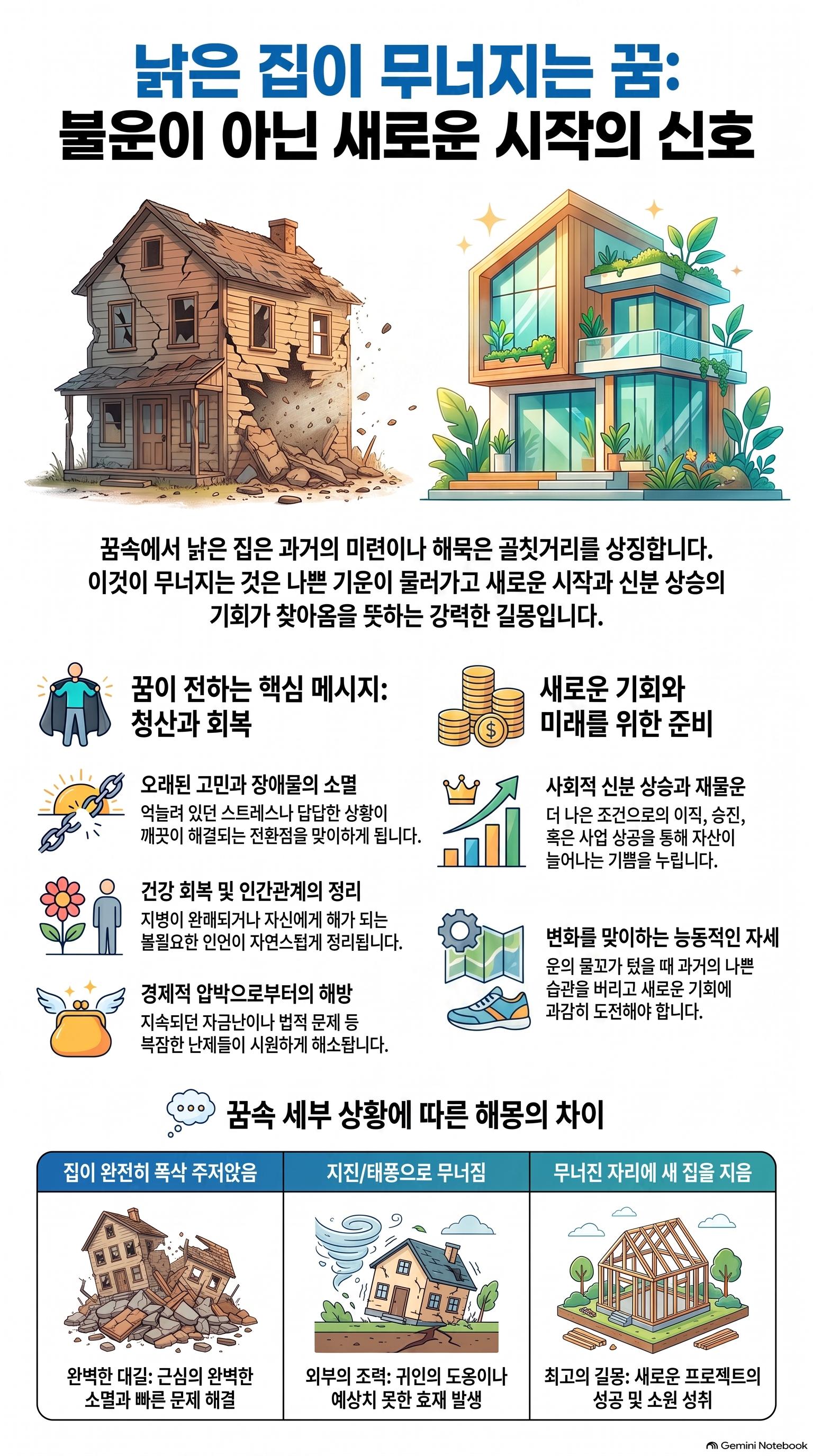 낡은 집이 무너지는 꿈